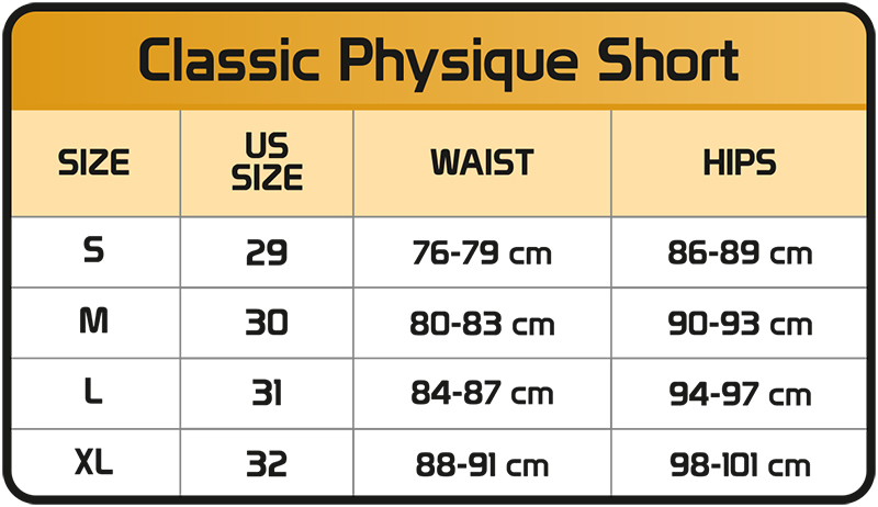 size table