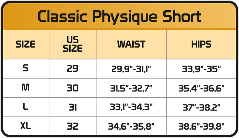 size table