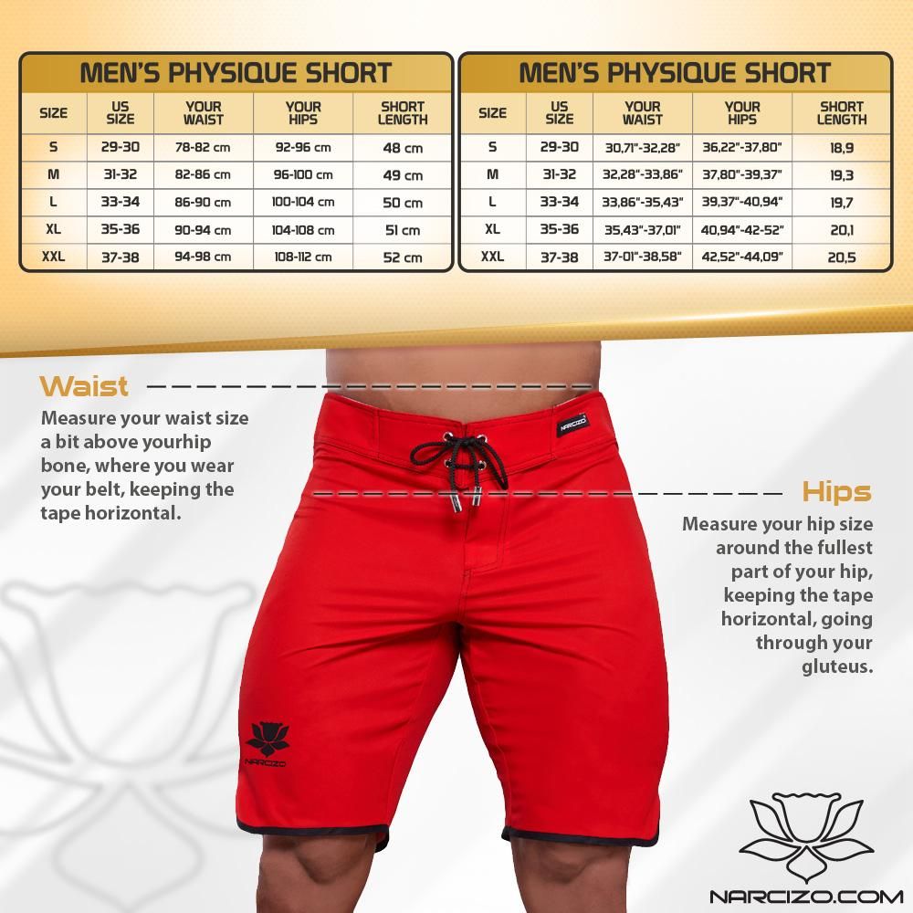 www.narcizo.com - Men's Physique Competition Shorts